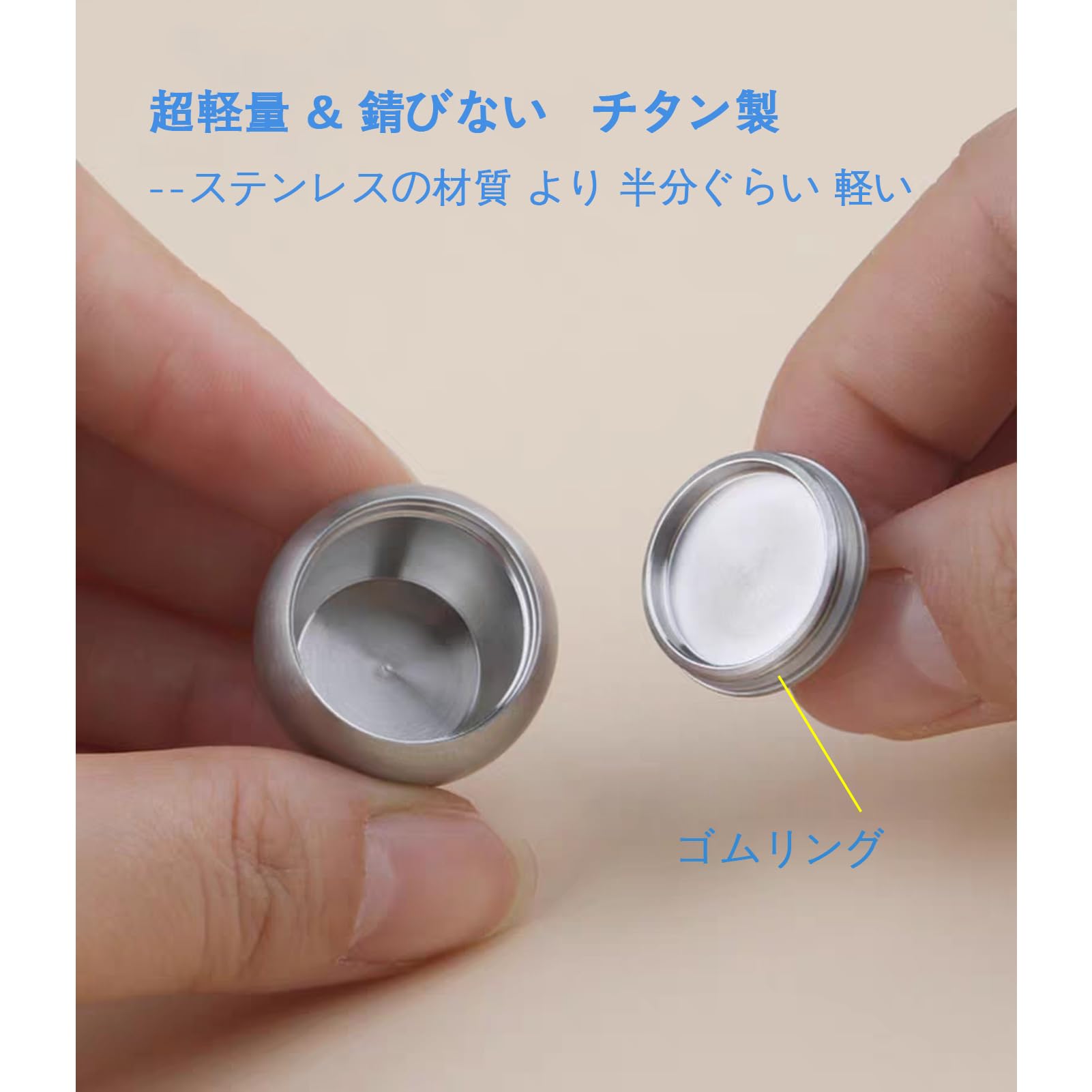 Amazon.co.jp: WIICOYK 薬ケース チタン 携帯型 ピルケース 防水