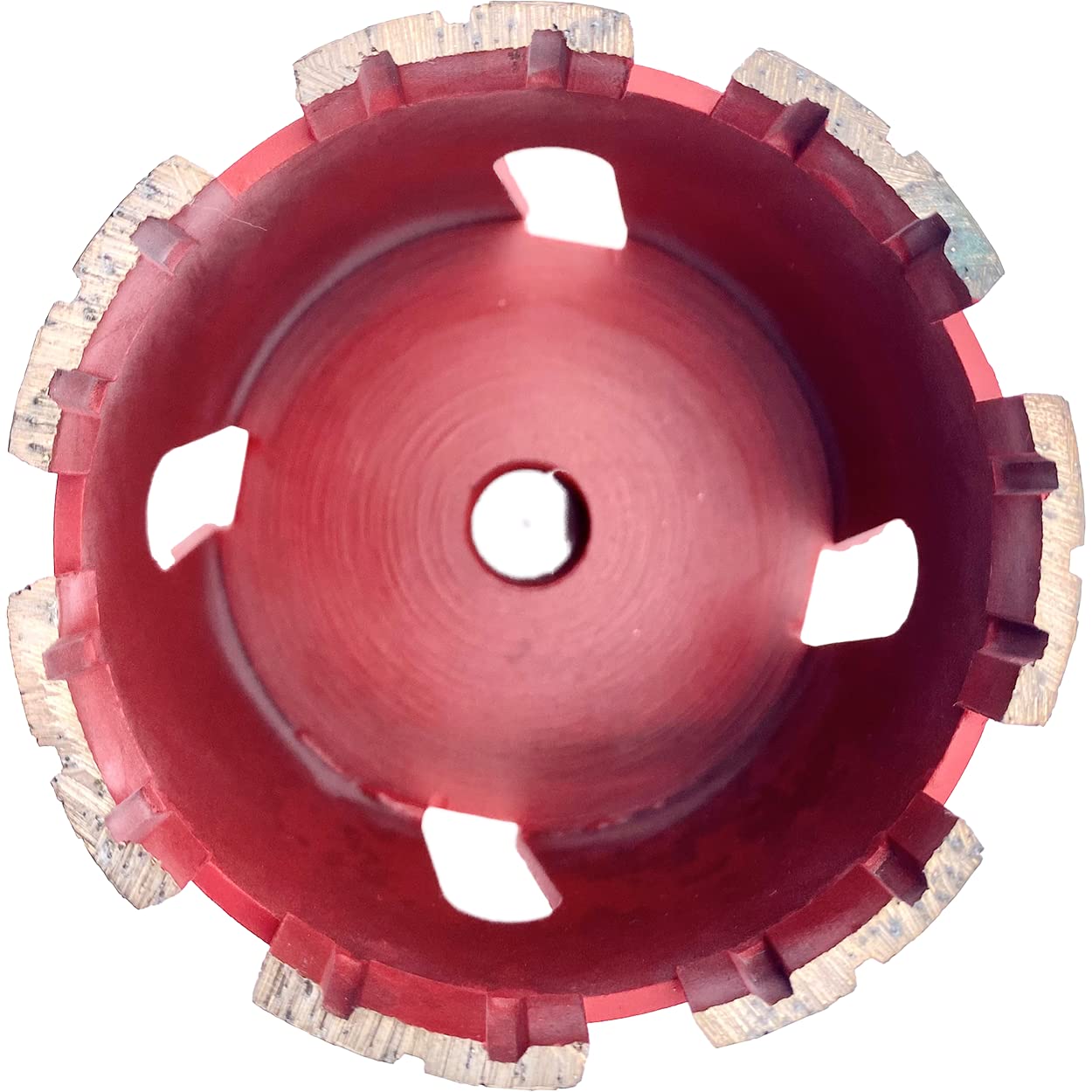 ESD-TOOLS | Corona de diamante con segmento turbo, broca de núcleo, broca de latas con alojamiento M16 | Diámetro de broca de 82 mm con SDS+ y broca centradora