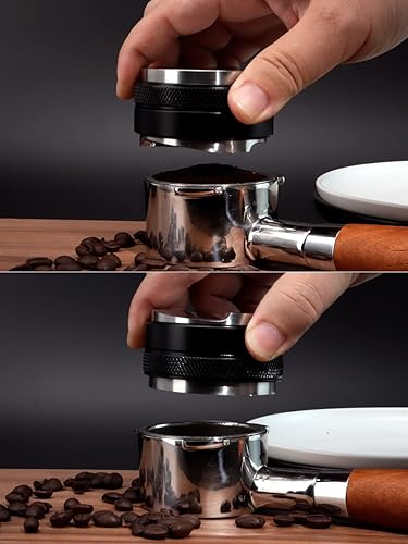 Miniatura 4 de SimCoker Distribuidor y manipulador de café de 2.283 in, herramienta distribuidora de espresso, nivelador de café, perfecto para portafiltros