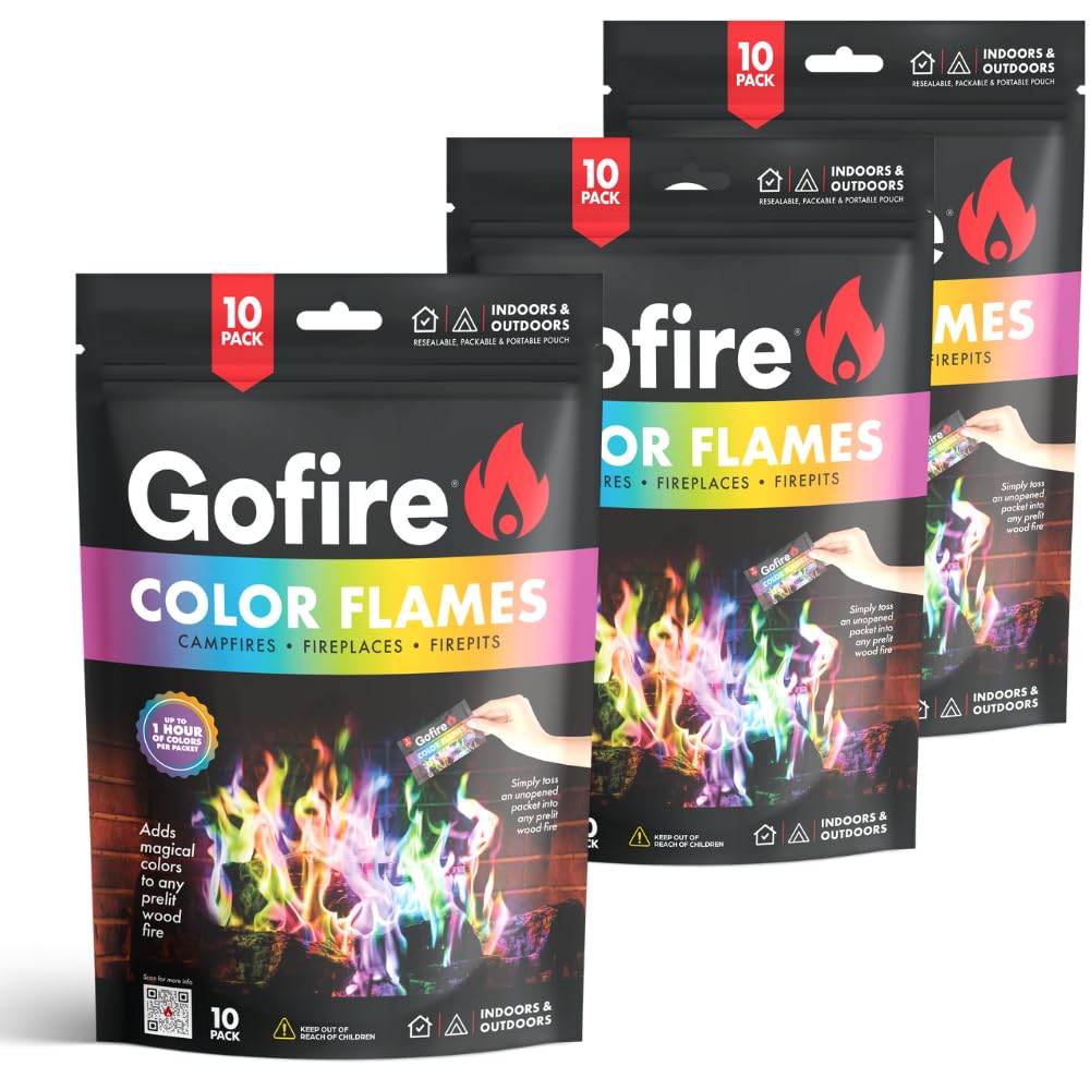 GOFIRE Color Flame Packets 30-Pack