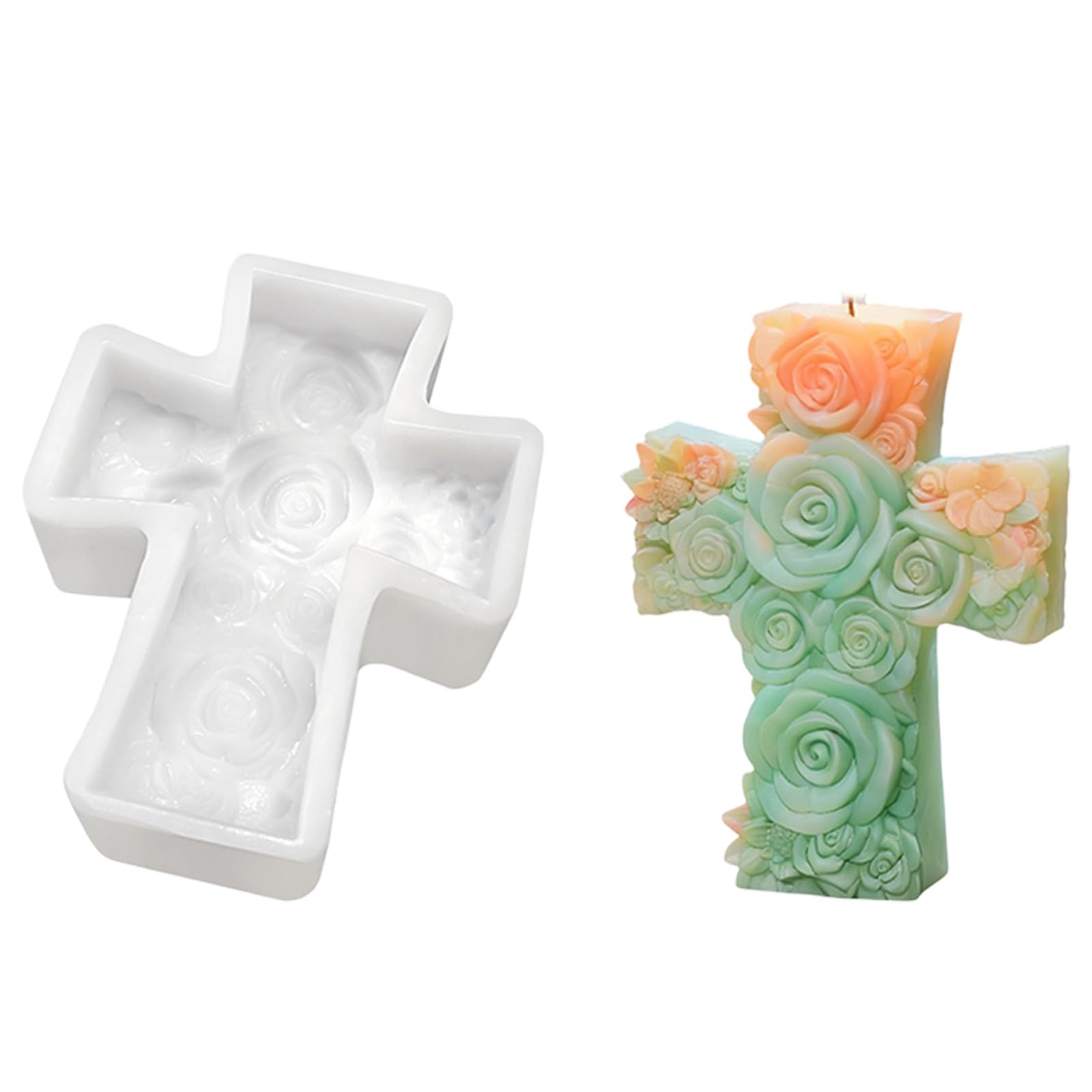 ZEPFJHE Beautiful Rose Designs with Silicone Materials for Creative Art Gift Making
