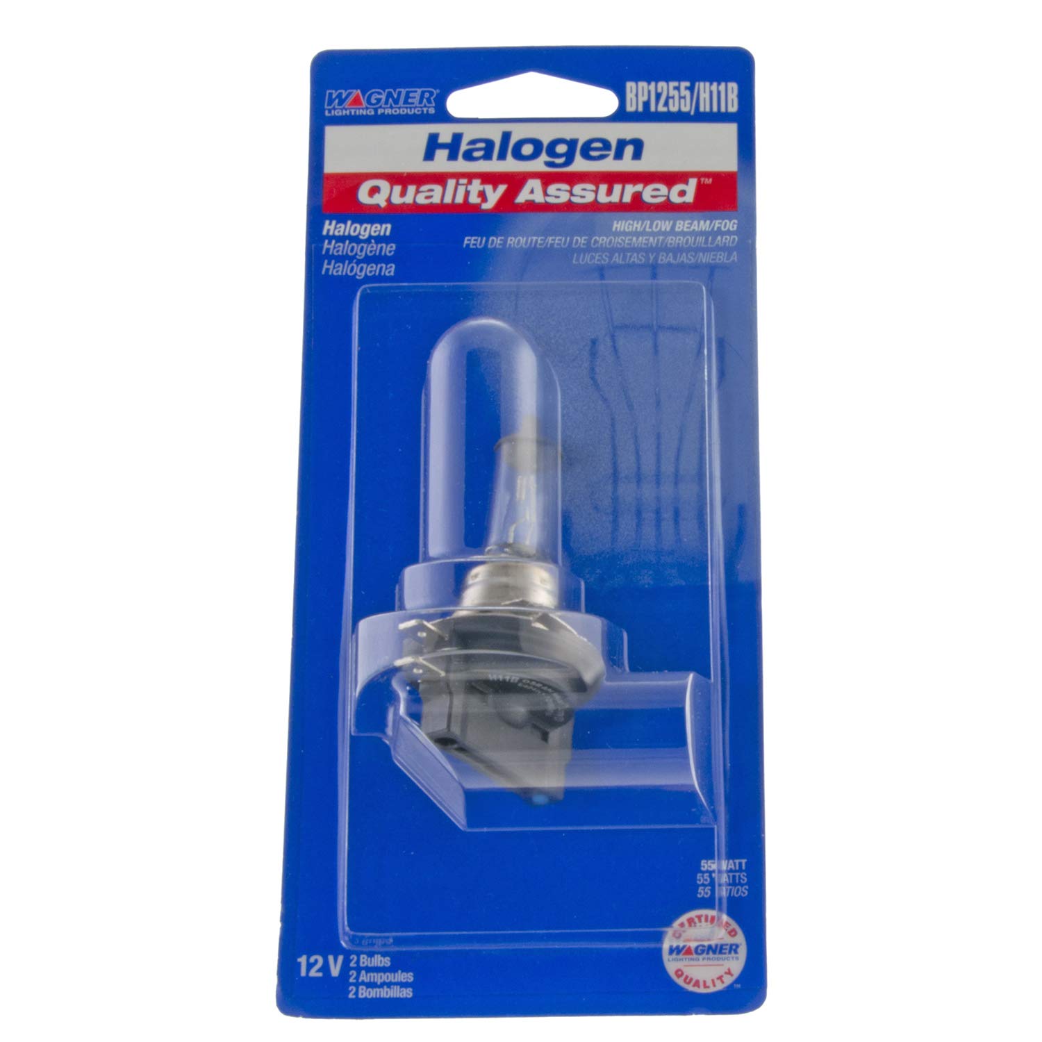 Wagner Lighting BP1255H11B Multi-Purpose Light Bulb Card of 1