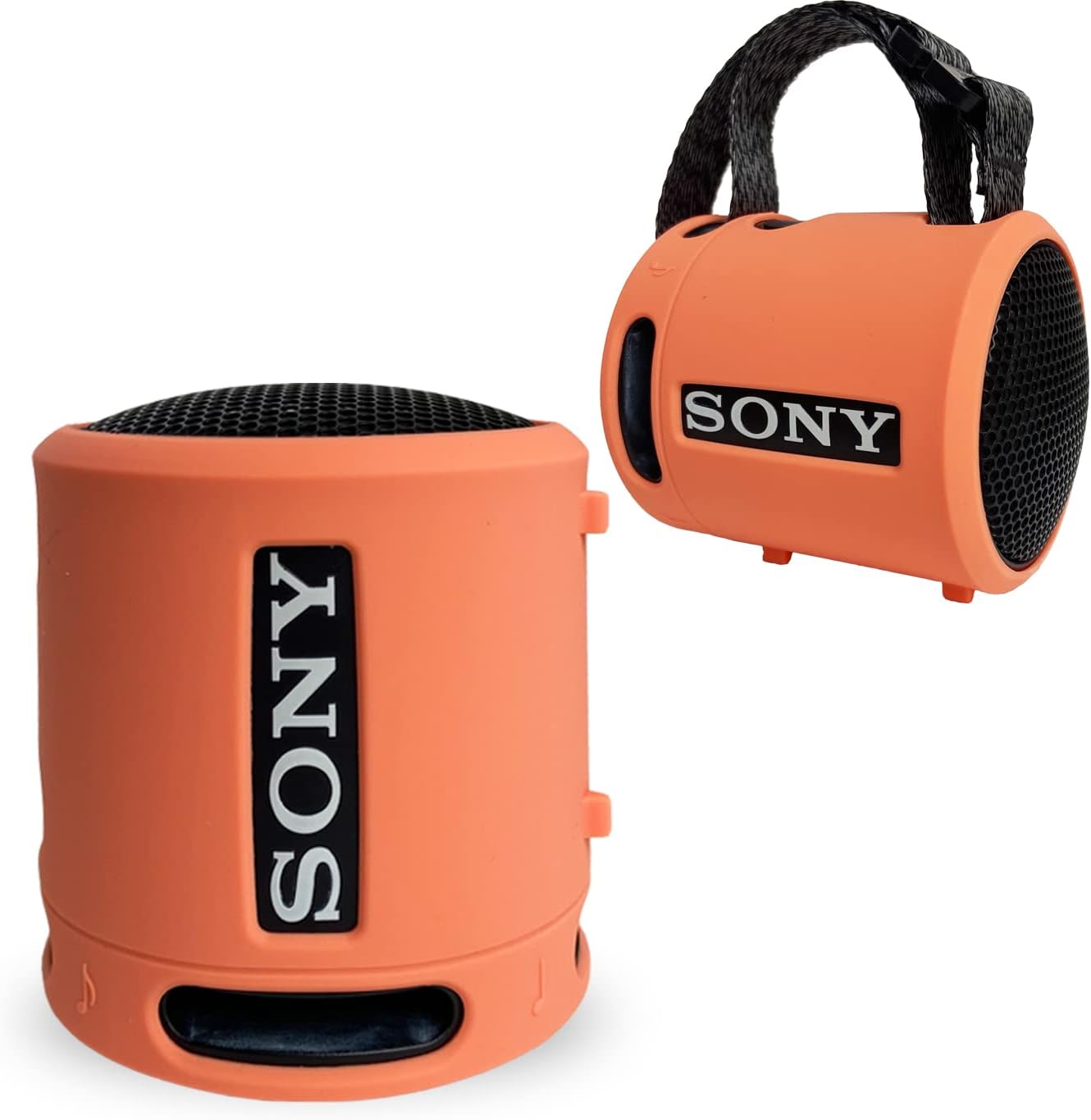 Silicone Cover Case for Sony SRS-XB13/XB100 Extra BASS Wireless Portable Compact Speaker, Protective Skin Sleeve Shell for Sony SRS-XB13 Speaker Accessories (Coral Pink)