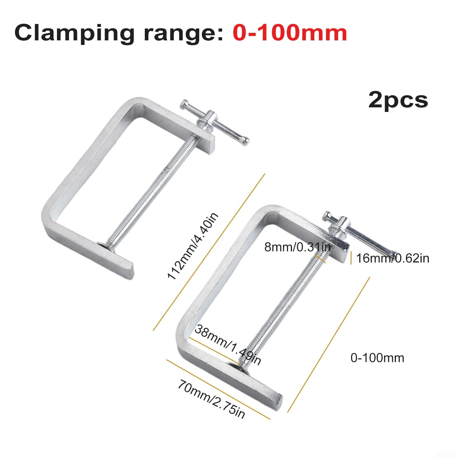 Pinces F Robustes Pour Le Travail Du Bois, 4 Pièces, Clips De Barre A Glissiere Rapide Kit Doutils Manuels De Bricolage 50x300mm 84360812