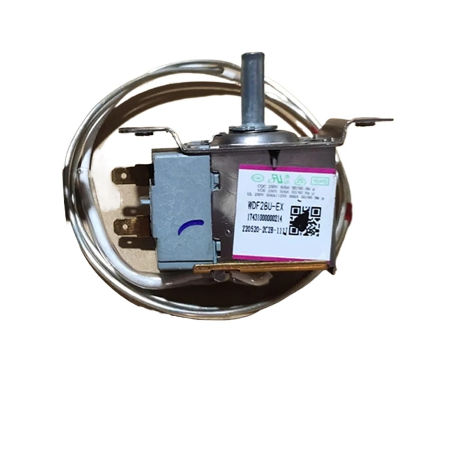Fkymx 1Pcs Refrigerator Thermostat，Compatible For Midea，Wdf28u-Ex 1743800000214 Refrigeration Two Foot Temperature Controller Probe 64Cm