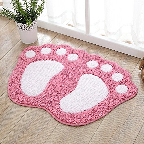JIAN YA NA Alfombrilla Linda Alfombrilla de baño Alfombrillas de baño Alfombras de baño Alfombrillas Antideslizantes Alfombra, Rosa, 40 x 60 cm