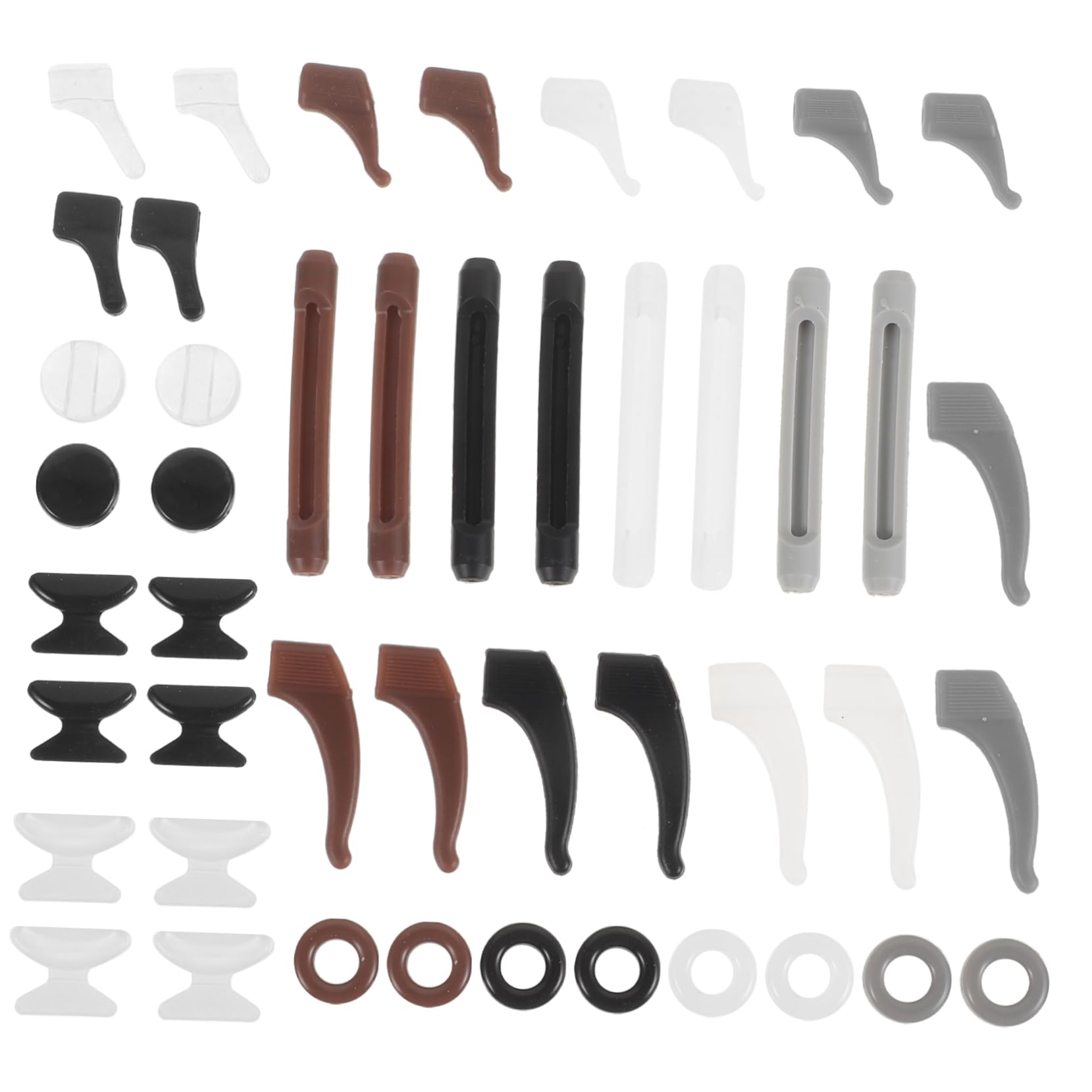 IWOWHERO 1 Set Non-Slip Glasses Retainer Silicone Eyeglasses Holders Eyeglass Ear Hooks Replaceable Glasses Ear Grip Non-Skid Eyeglasses Holders Glasses Ear Grips Eyeglass Holder