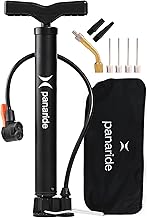 Bomba de suelo para bicicleta, inflador avanzado de neumáticos de bicicleta, bomba de aire manual de bicicleta con válvulas Presta y Schrader duales, bomba de mano, adecuada para bicicletas de