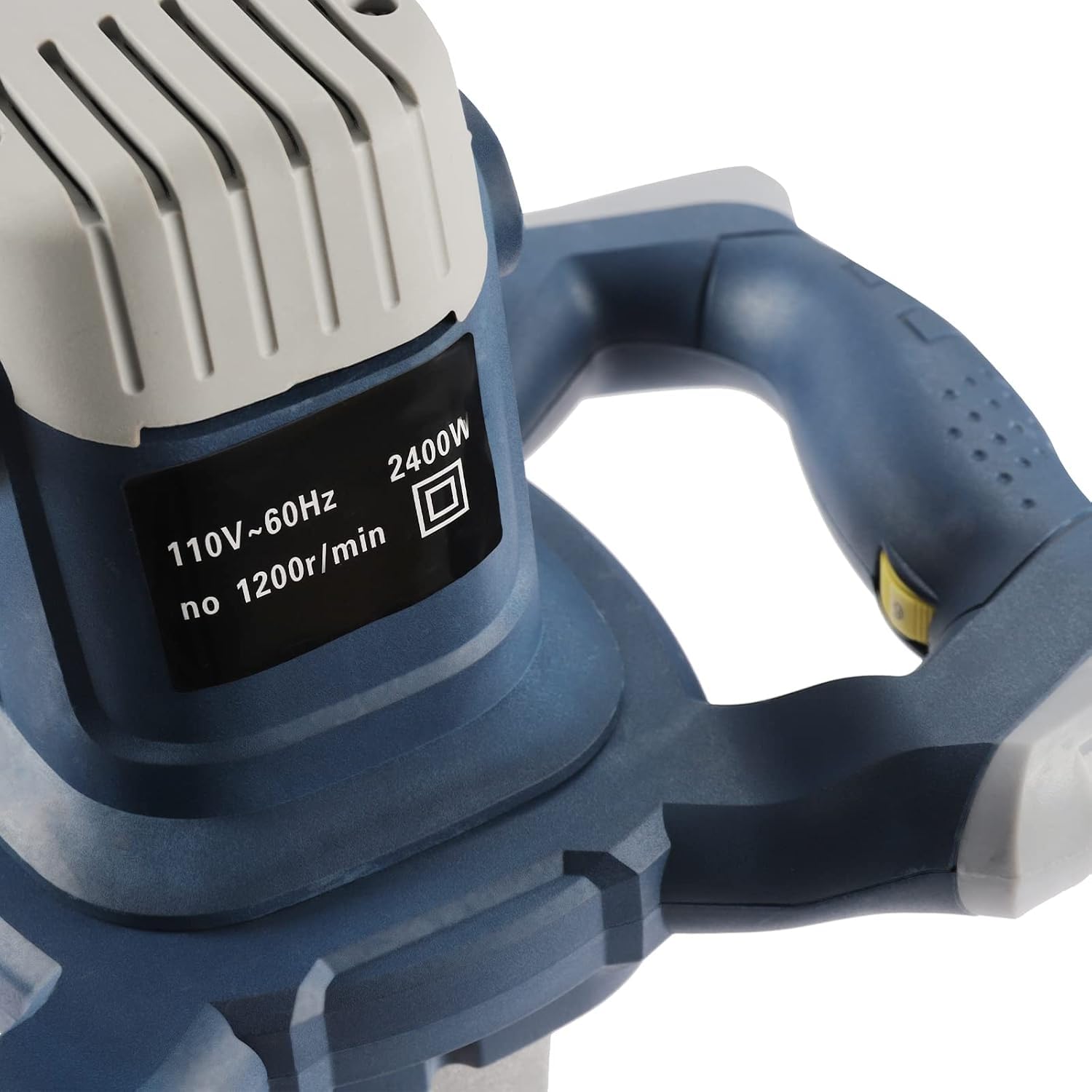 Agitatore professionale per calcestruzzo, 2400 W, miscelatore per malta a secco, 6 marce, regolabile, 1200 giri/min, miscelatore manuale