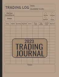 2023 Trading Journal: Caderno de registro de negociação de ações e diário de investimentos