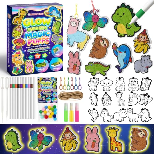 AMOSTING Glow-in-the-Dark Magic Puffs Craft Kit - 13 w/ Code + 35% Off Code NYV3ER7Z - image 1