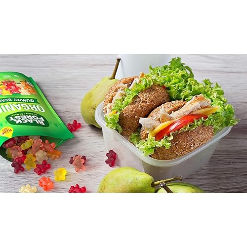 Miniatura 4 de Black Forest Osos de goma orgánicos, paquete de 65 unidades, peso neto, 52 onzas (paquete de 1)