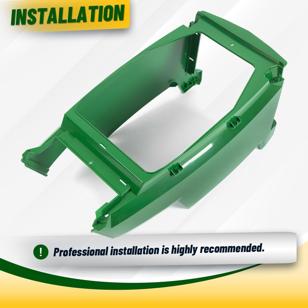 HECASA Lower Hood Kit Assembly Compatible with John Deere LX172 LX173 LX176 LX178 LX186 LX188 GT242 GT262 GT275 Replacement for AM117724