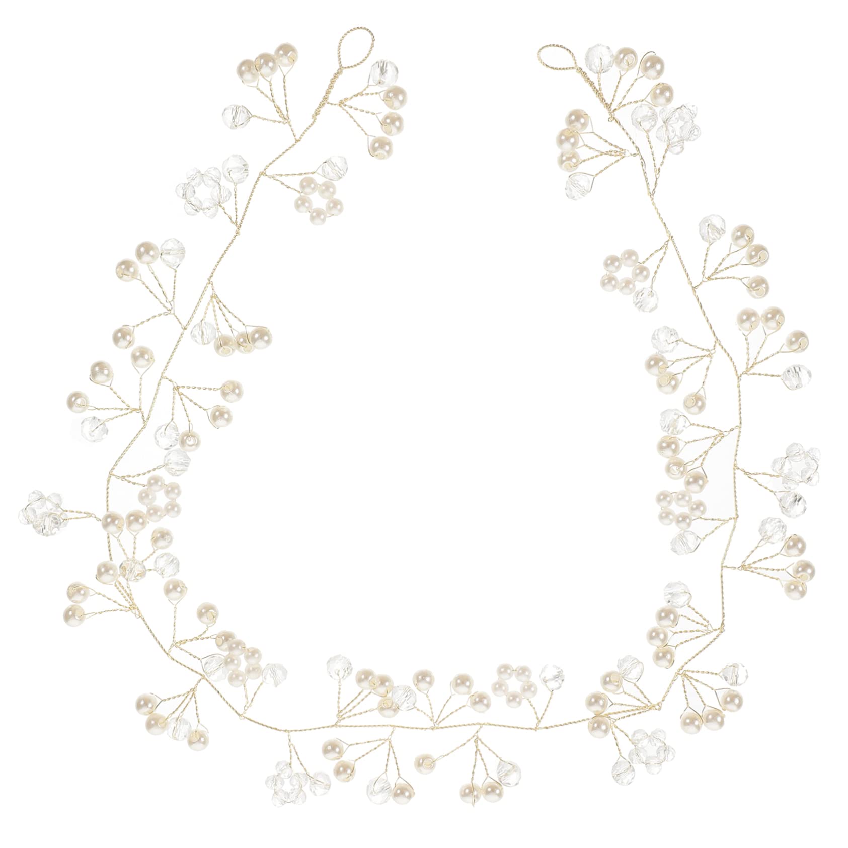 FRCOLOR 5pezzi Fascia Per Per Matrimonio Cerchietto Per e Ragazze Accessorio Per Cerimonie e