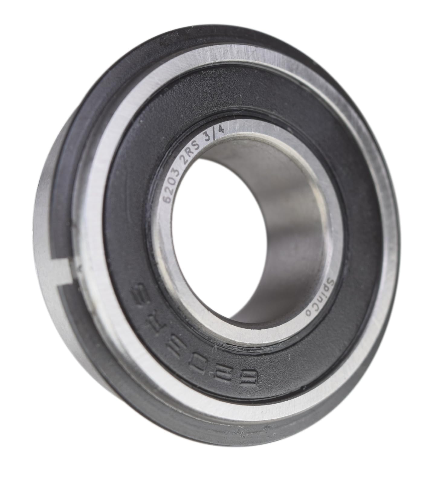 6203-2RSNR 3/4 Radial Ball Bearing with Snap Ring 3/4" X 40MM X 12MM by SpinCo
