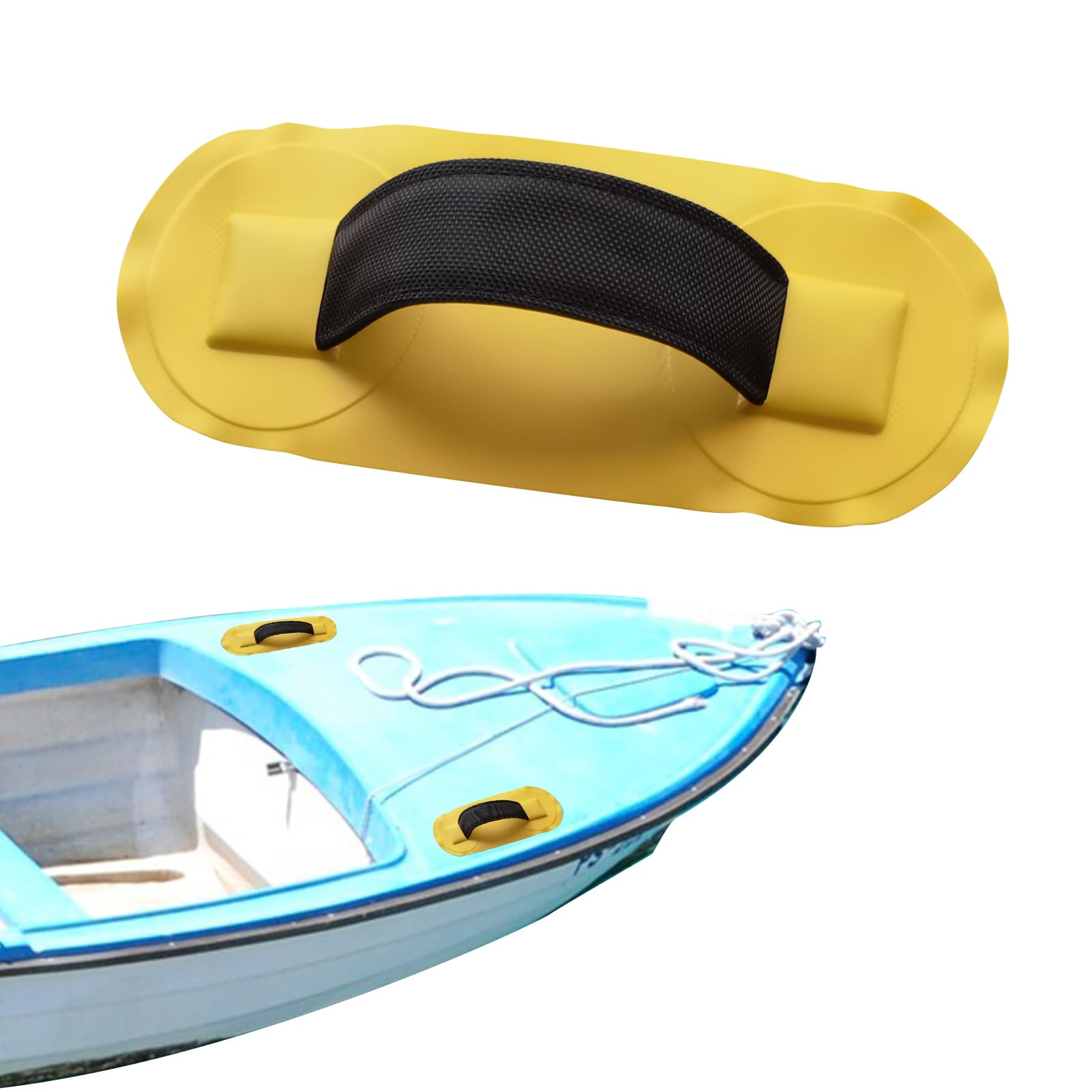 Correa De Agarre PVC Para Barcos Inflables – Mango Cómodo, Mayor Estabilidad (verde)