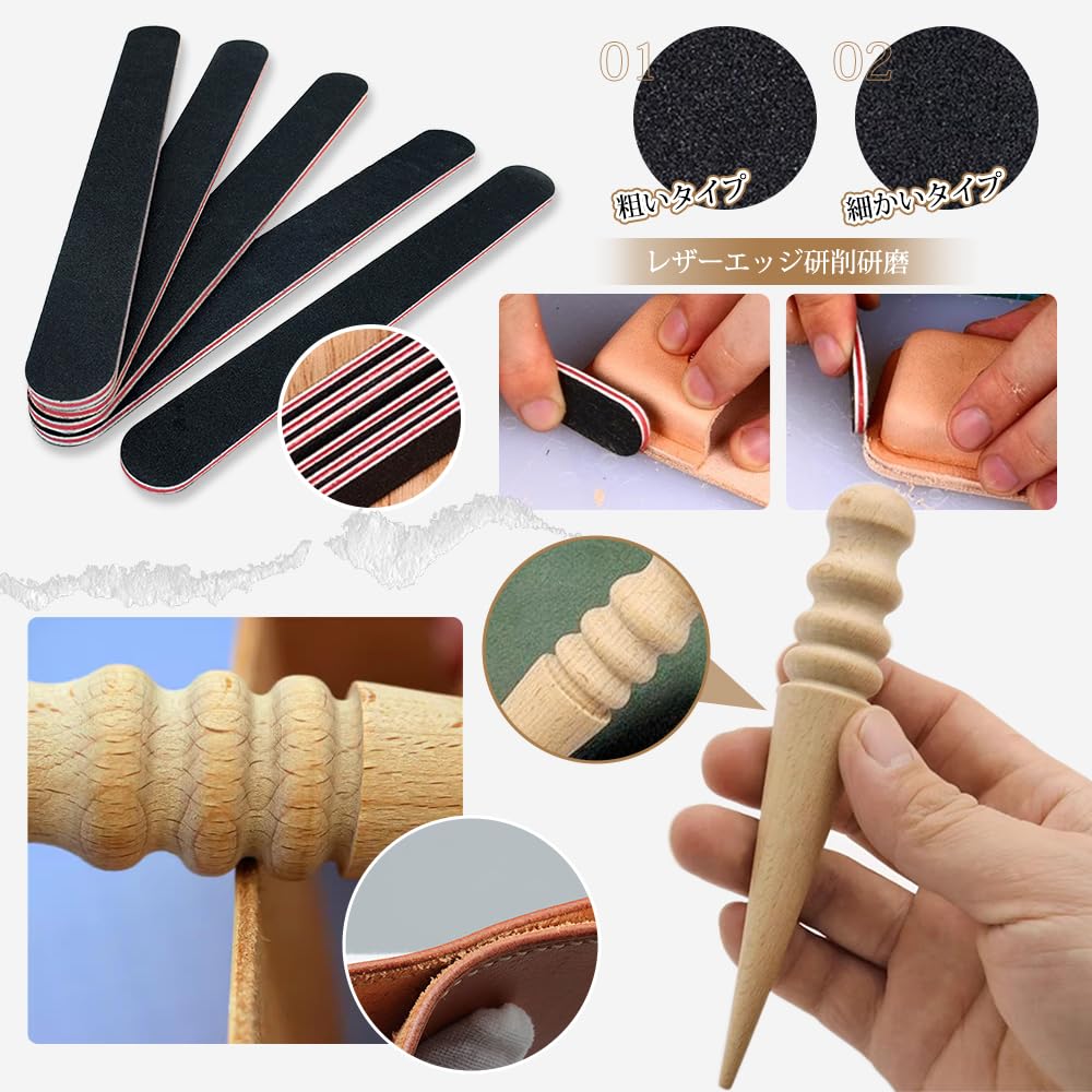 専用　レザー　ハンドメイド　6点セット 革縫い針セット 片手ミシン 8点セット 革縫い レザークラフト