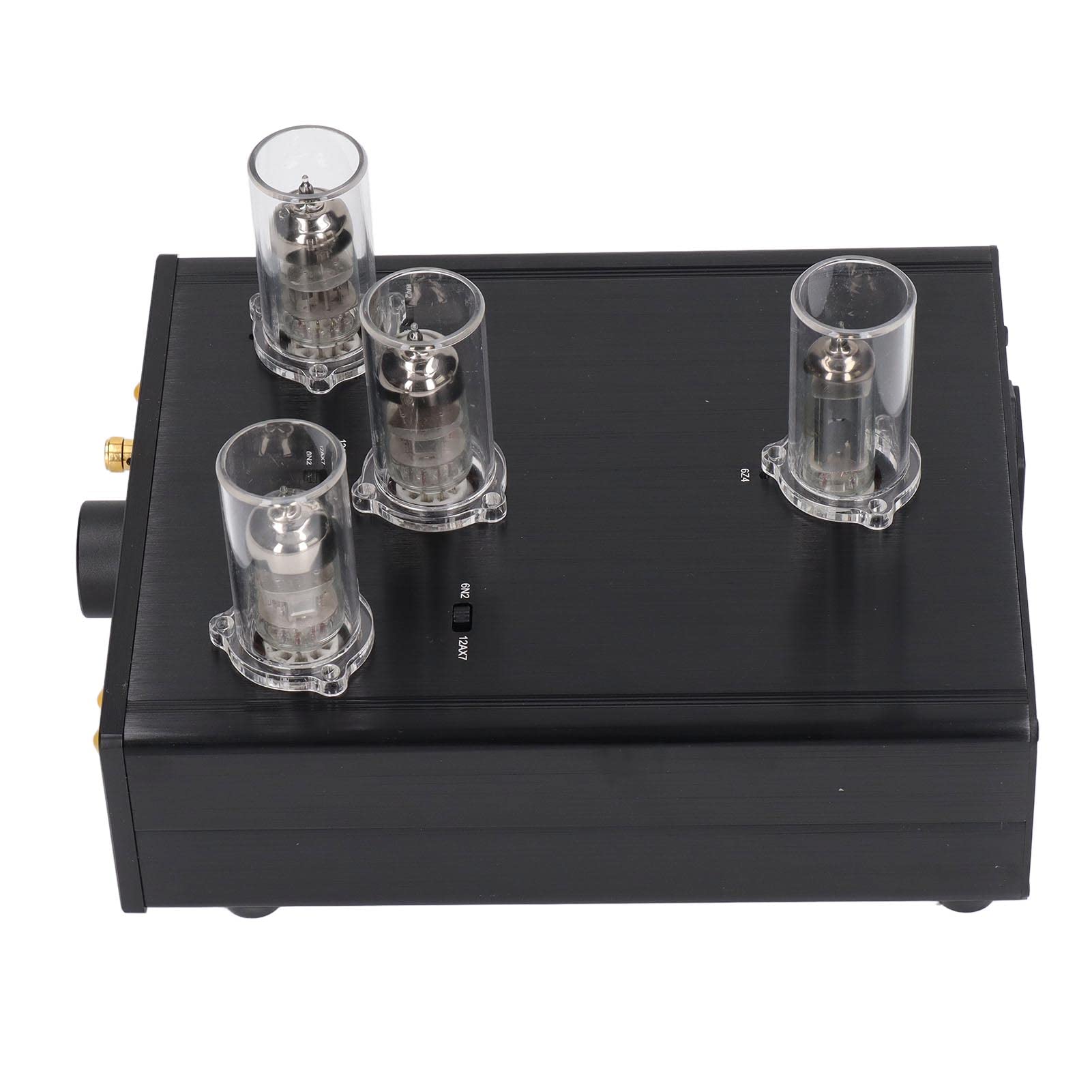 Preamplificatore Valvolare, Preamplificatore Phono a Basso Rumore di Fondo Durevole HIFI Aspetto Elegante per Giradischi (Spina europea 220 V)