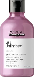 L'Oréal Professionnel Shampoo, For Rebellious & Frizzy Hair , Serie Expert Liss Unlimited, 300 ml
