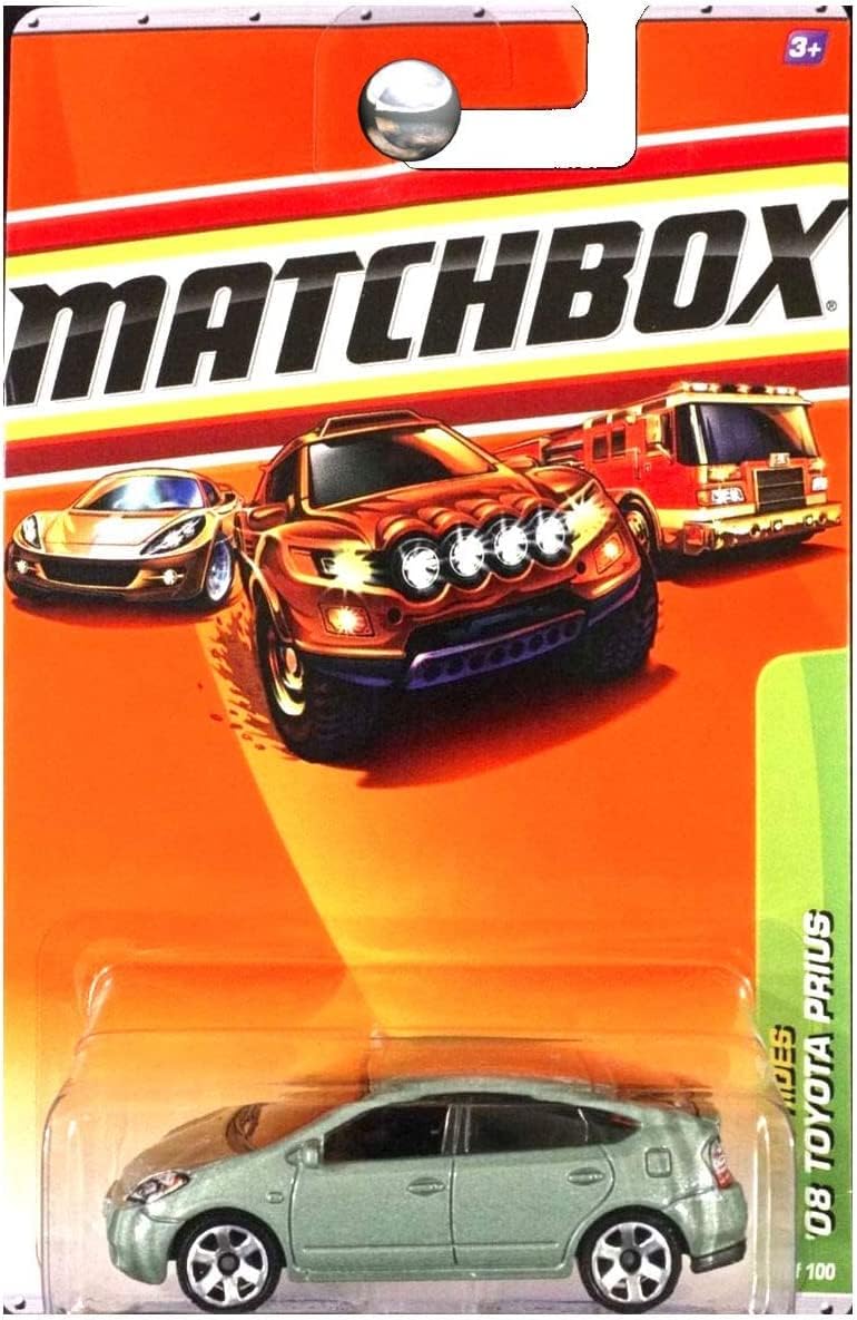 Matchbox '08 Toyota Prius Light Green Metro Rides Series #25 Light Metallic Green 1/64 Scale