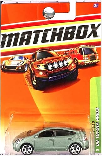 Matchbox '08 Toyota Prius Light Green Metro Rides Series #25 Verde Metálico Claro Escala 1/64