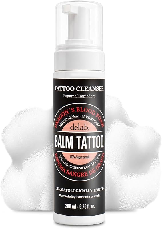 Balm Tattoo Dragon’s Blood Foam, espuma de limpeza para tatuagem 200 mL