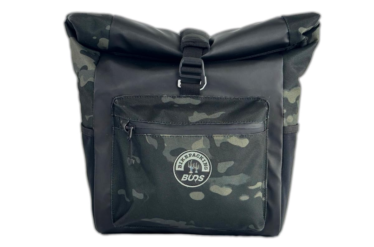 Handlebar Bag – Bikepacking – Fahrradlenkertasche wasserdicht und isoliert (Schwarz/Cam)