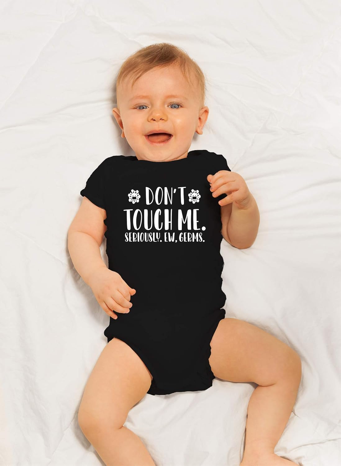 CBTwear Don't Touch Me Seriously - Baby Clothes - Funny Newborn Bodysuit Outfits for Boys and Girls - Image 6