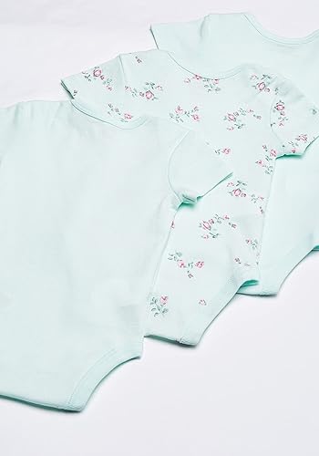 Miniatura 2 de Little Me Ropa para bebé niña, paquete de 3 mamelucos 100% algodón con cierres a presión, esenciales para bebés, recién nacidos hasta 9 meses