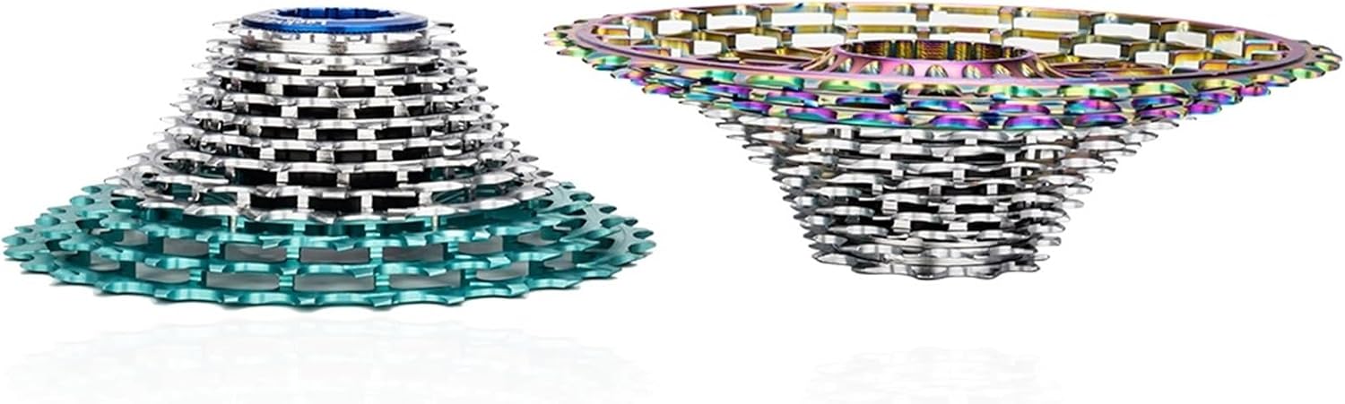 ロード/グラベルバイク用超軽量11-34T HGカセット、11S/12S CNCフライホイール、12Tスプロケット(28T,Blac