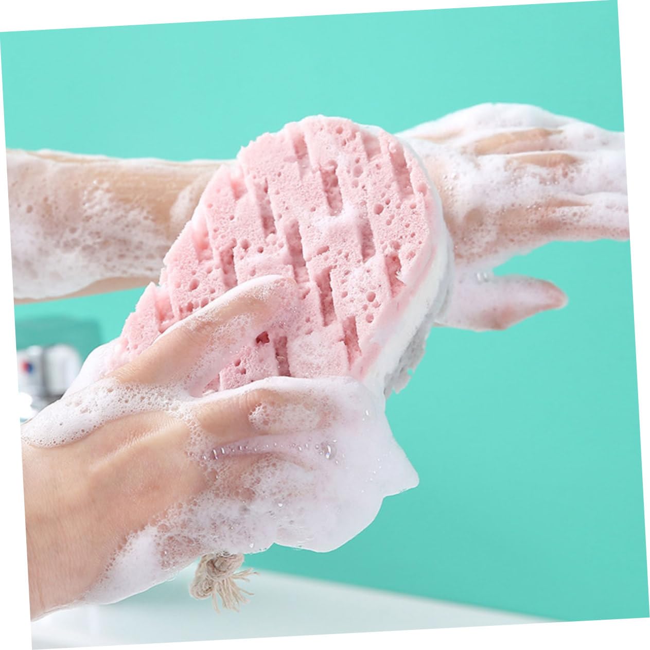 FRCOLOR 18piezas Esponjas Exfoliantes Reutilizables Para Cuerpo De Para y Exfoliación Profunda