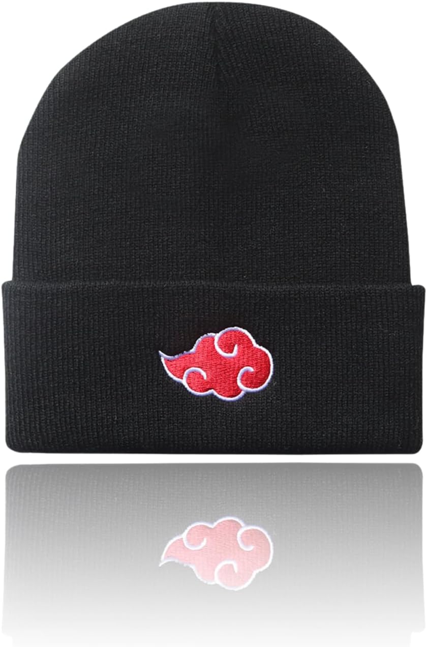 CROWN Anime Beanie Hat Winter Caps for Men and Womens Beanies - Comfy and Soft Embroidered Anime Hat