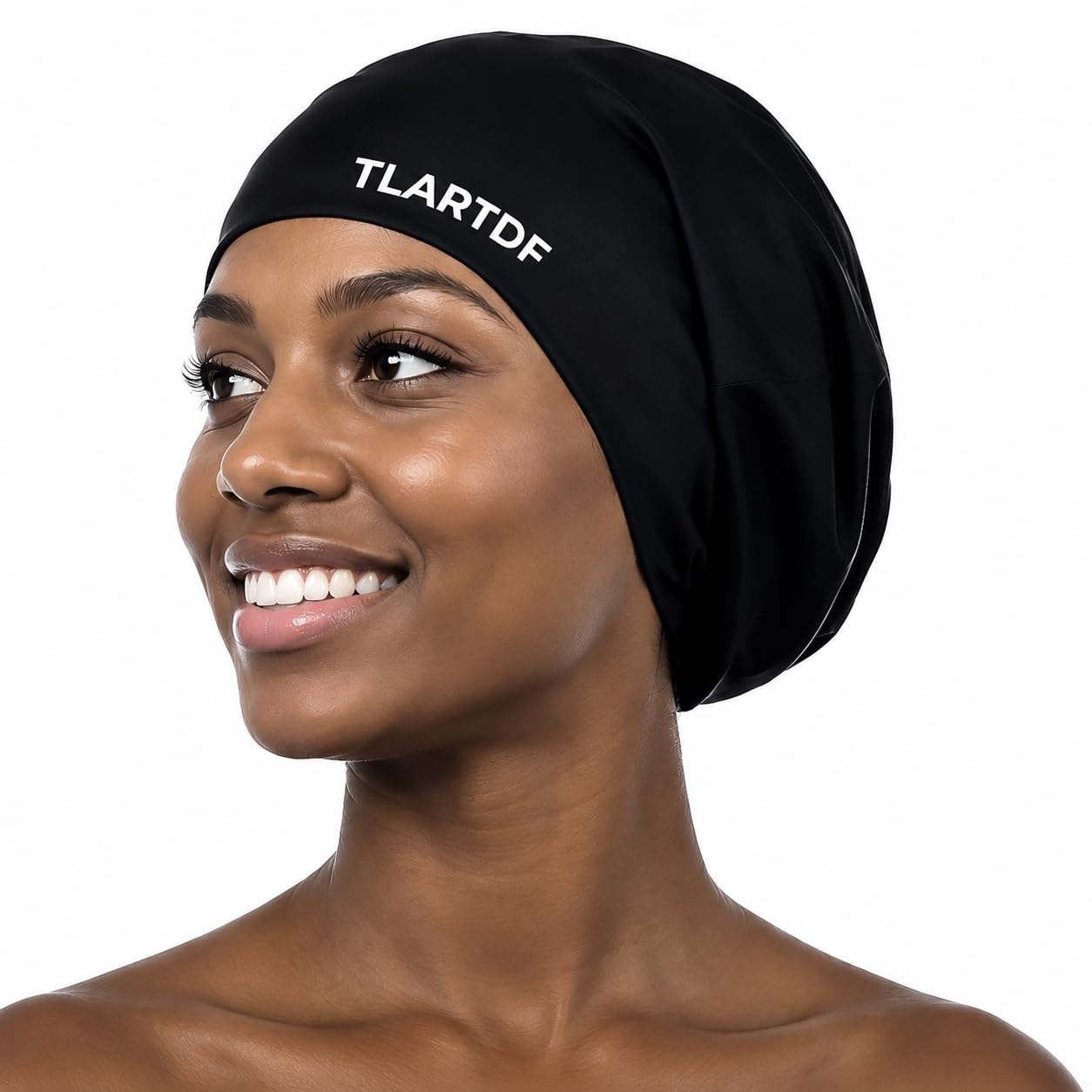 Bonnet de bain extra large pour cheveux longs, tissages, dreadlocks, extensions de cheveux, tresses, boucles et afros – Bonnet de bain en silicone pour homme et femme, garde les cheveux au sec