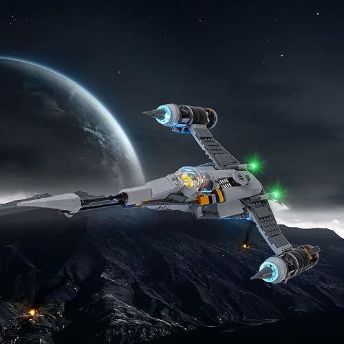 Miniatura 6 de Kyglaring Kit de iluminación LED para Lego 75325 The Mandalorian's N-1 Starfighter juego de construcción (sin modelo) - Juego de luces compatibles