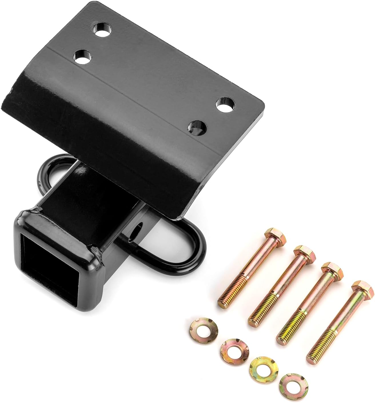 WeiSen 2" Rear Trailer Hitch Receiver Class 3 Towing Hitch Compatible with Volkswagen Tiguan 2009-2017, Black