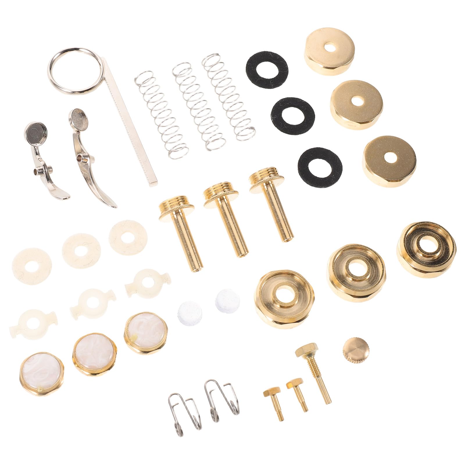Trompete Zubehör Reparaturset aus Metall und Kunststoff für Einfache Reparaturen und Präzise Passform für Täglichen Gebrauch und Proben