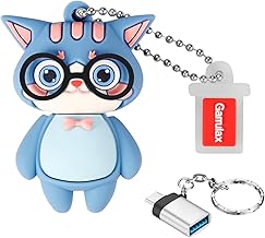 USB 3.0 Flash Drive, Waterproof Silicone High Speed USB 3.0 Data Storage Drive Memory Stick Pen Disk Pendrive with OTG Type C Adapter