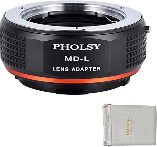 Vista 55 de PHOLSY Adaptador de montaje de lente Leica M a L compatible con Leica M, Zeiss ZM, VM Lens a Leica L Mount cuerpo de cámara compatible con Leica
