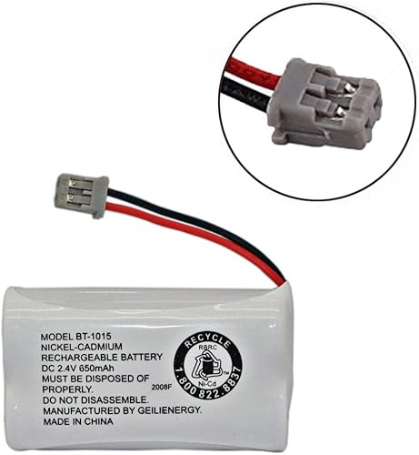 Miniatura 4 de GEILIENERGY BT-1015 BT1015 - Batería compatible con Uniden BT1007 BT-1007 BT904 BT-904 BBTY0651101 BBTY0460001 BBTY0510001 BBTY0624001 BBTY0700001