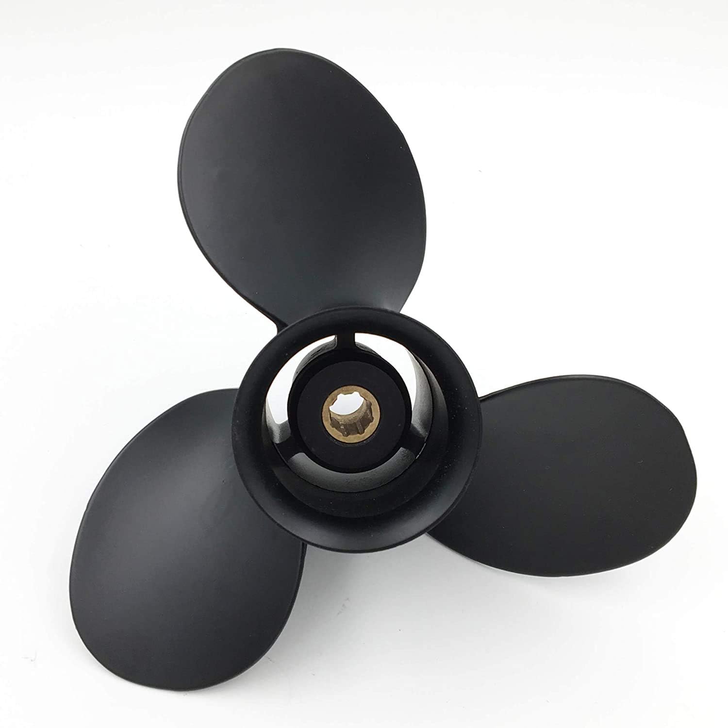 Jason Marine OEM Grade 9 x 9 Aluminum Outboard Propeller fit Mercury Engines 9.9-15HP, Hub Kits Installed, Ref No.48-828156A12, 8 Spline Tooth, RH