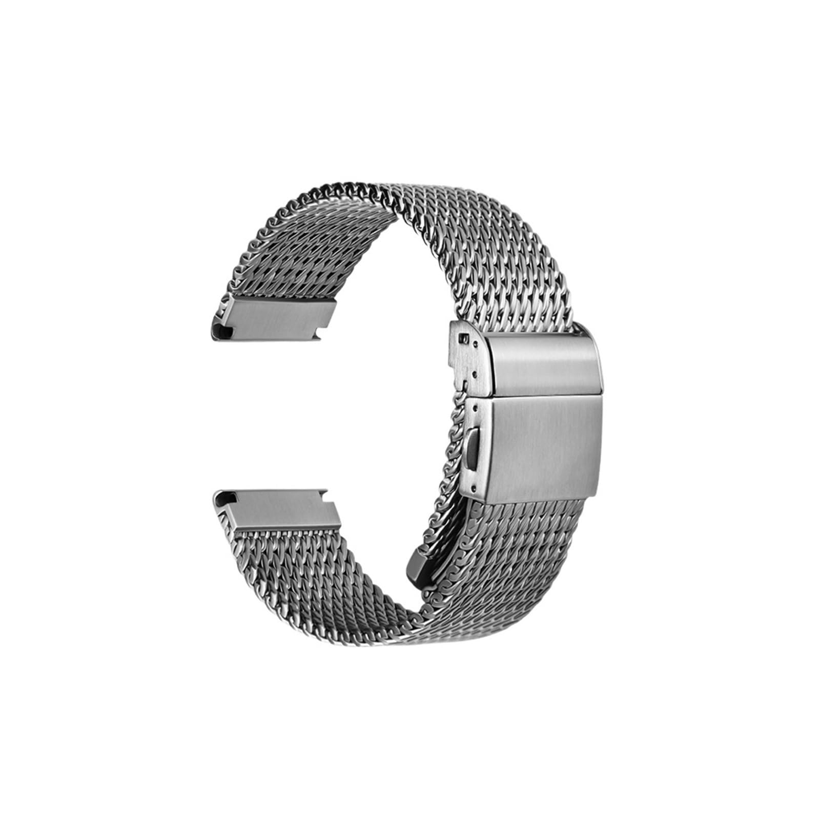 Correa de reloj de lujo de acero inoxidable cepillado 316L, correa de reloj de malla milanesa, Compatible con accesorios de reloj Rolex IWC OMEGA