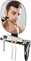 Vista 1 de Shower Mirror Fogless for Shaving, Shower Shaving Mirror with Razor Holder, Anti Fog Mirror for Shower, Bathroom Shower Mirror, Shatterproof &
