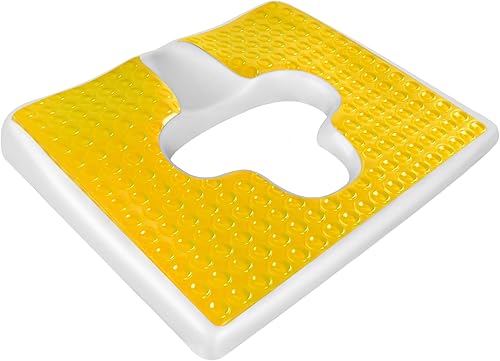 Cojines para úlceras de cama para glúteos, almohada de alivio de presión de fibra para respirar libremente, diseño de pendiente triangular con