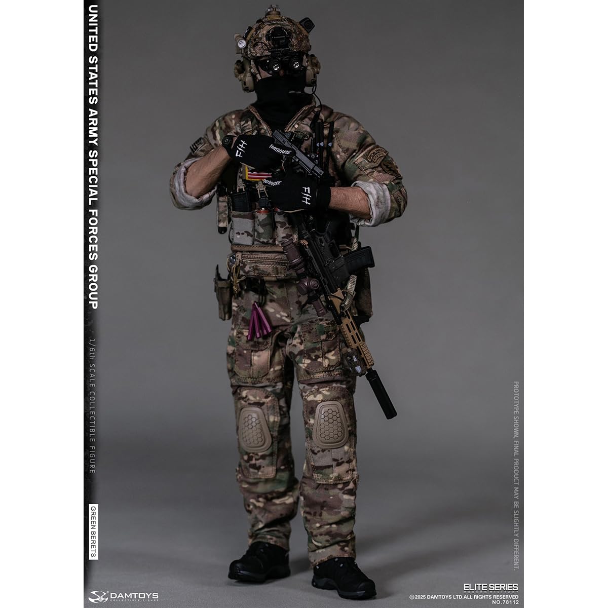 Amazon.co.jp: HiPlay DAMTOYS 1/6 米陸軍特殊部隊 グリーンベレー NO