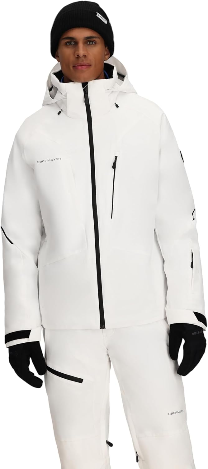 Obermeyer Mens Raze Ski Jacket, Insulated and Waterproof with 2-way Stretch