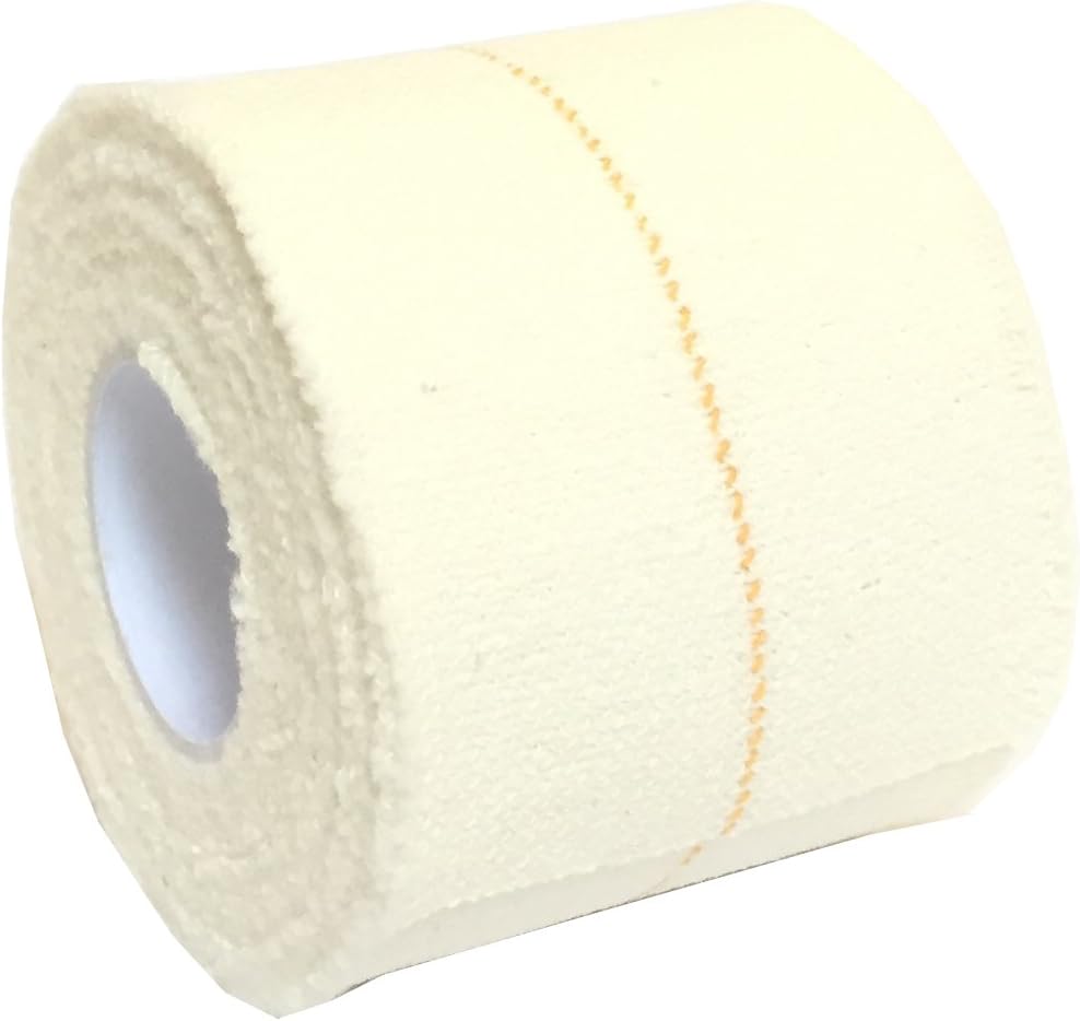 1 ROLLS OF 5CM x 4.5M QUALICARE PRO EAB ELASTIC ADHESIVE BANDAGE ATHLETIC SPORTS RUGBY LIFTING FOOTBALL KNEE ANKLE ELBOW WRIST JOINT SUPPORT TAPE STRAPING WHITE