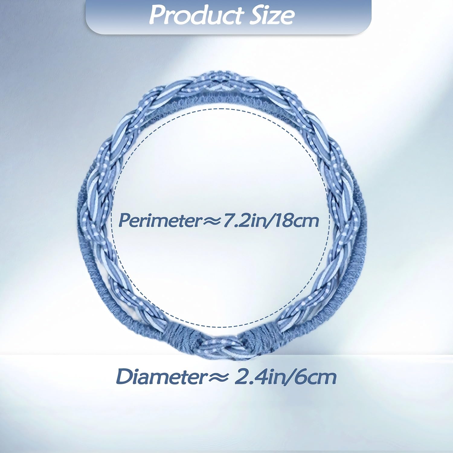Pack of 12 Boho Hair Ties - Image 2