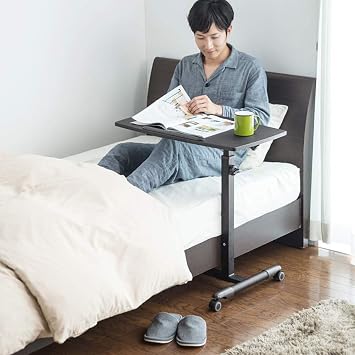 Mobile Height Adjustable Standing Desk, Converter Sit-stand Computer Monitor Cart Sit to Stand Office Desk Riser Workstation, 70x40cm(28x16inch),B