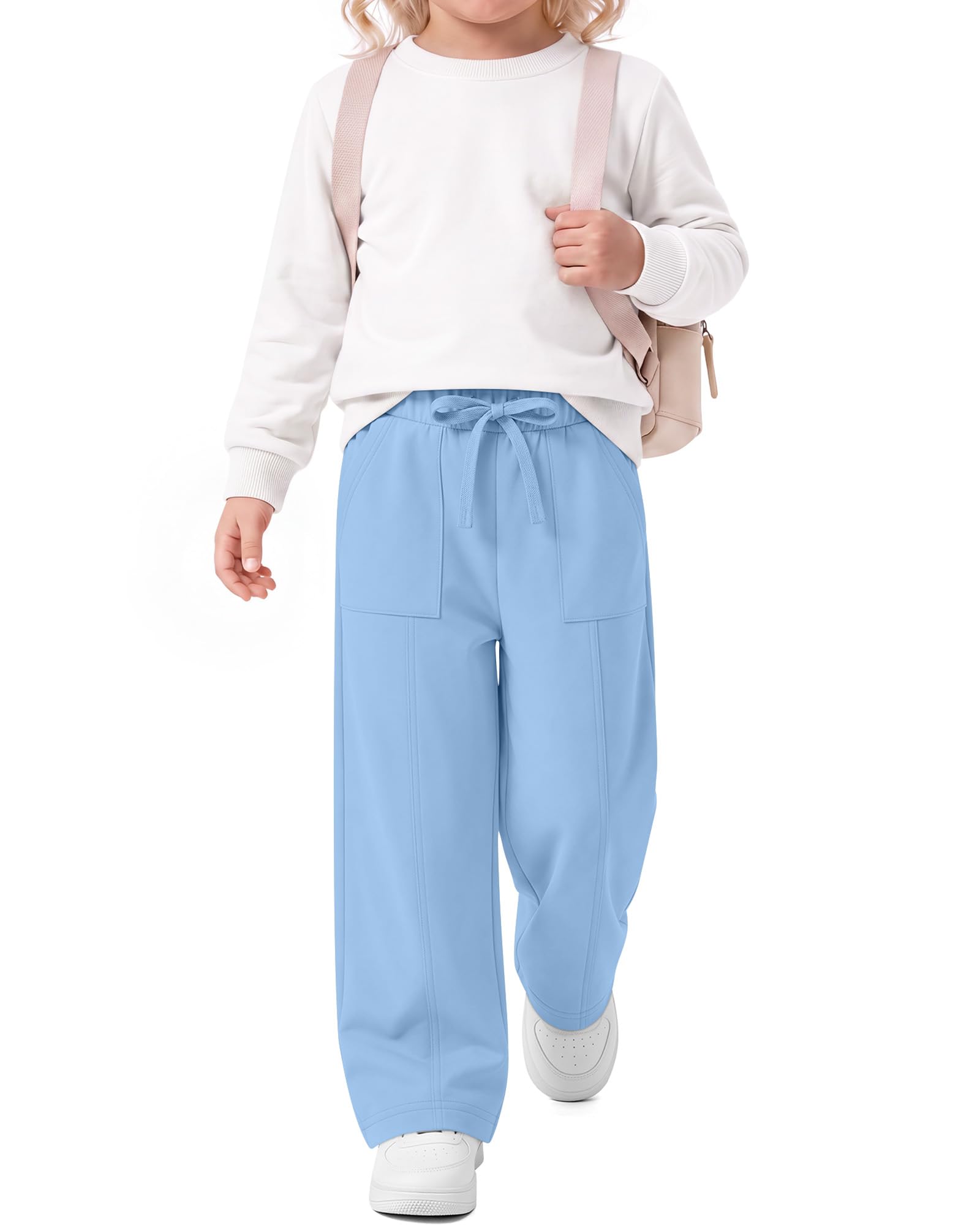 Toddler Girls Pants Baby Wide Leg Sweatpants