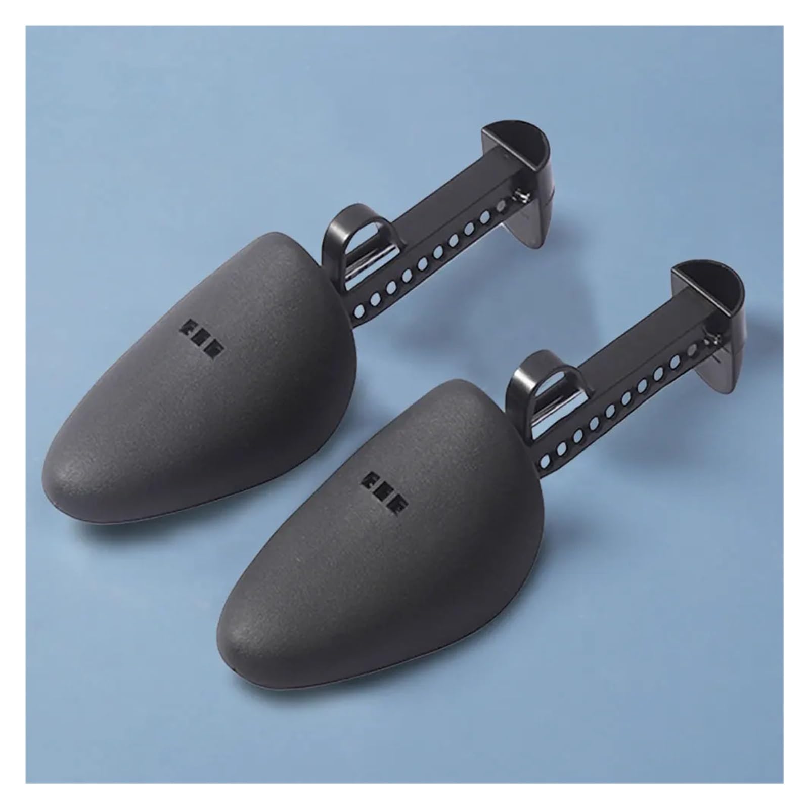 Verstellbarer Schuhspanner für Damen und Herren – tragbarer Stiefelhalter und Leder-Schuhformer (1/2 Paar) (Damen transparent)